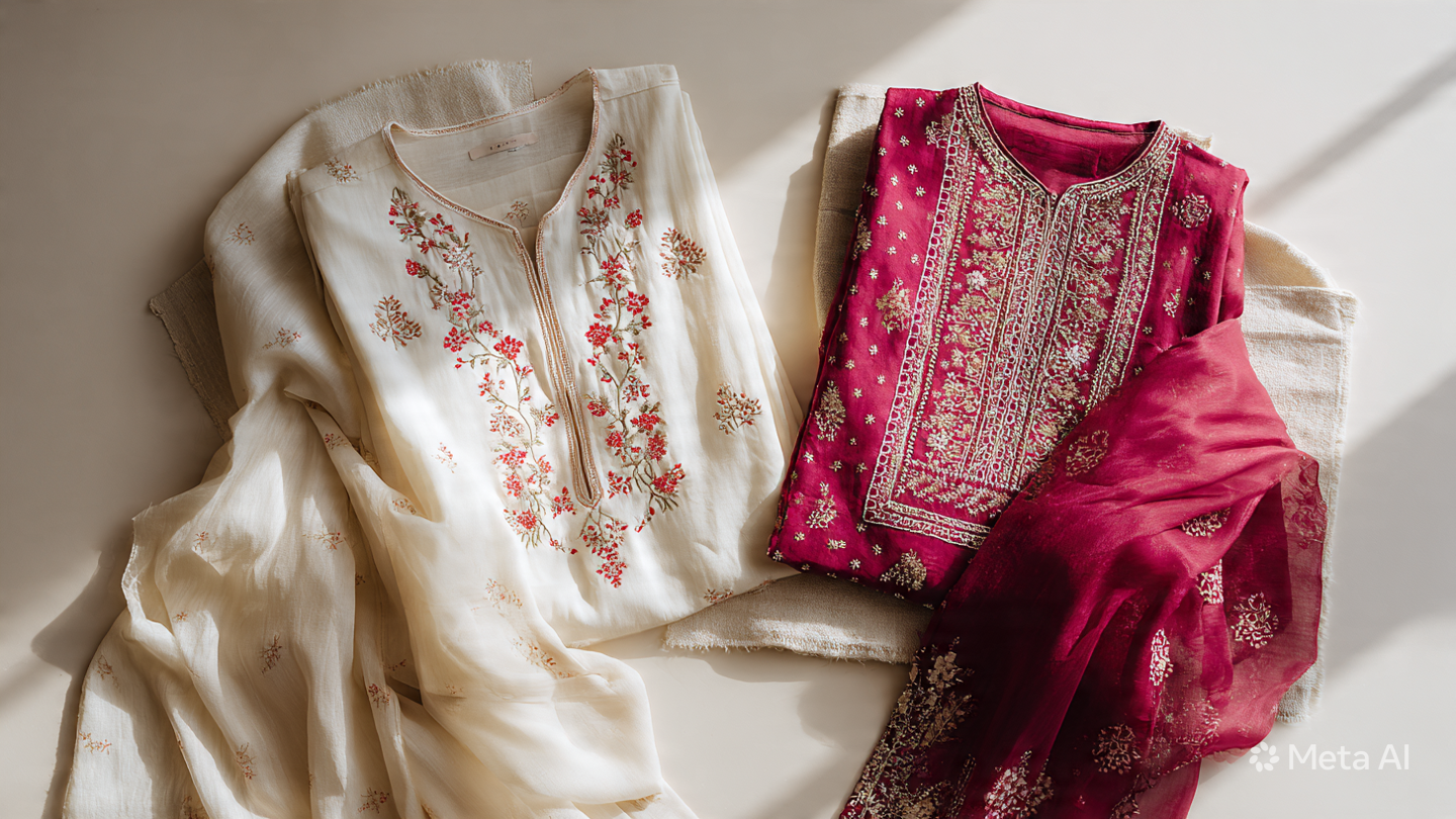 Lawn vs Raw Silk: How to Choose the Perfect Pakistani Suit for Every Occasion